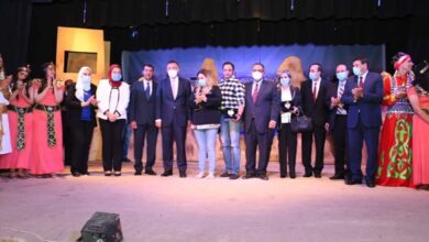 Photo of رئيس و نائب رئيس جامعة عين شمس يشهدان احتفالات الجامعة  بانتصارات اكتوبر
