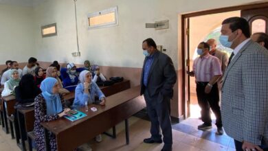 Photo of نائب رئيس جامعة بنها  يتفقد الكليات فى أول يوم جامعي .. لأول مرة بدء الدراسة بالعلاج الطبيعى وشعبة البنات بالتربية الرياضية
