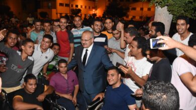 Photo of د. الخشت يهنيء طلاب جامعة القاهرة من القدرات الخاصة بمناسبة اليوم العالمي