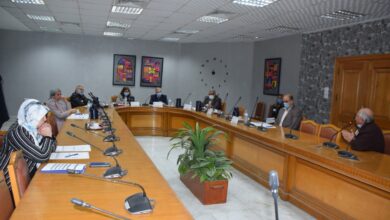 Photo of بدء المقابلات الشخصية لمسابقة الموظف المثالى بجامعة حلوان