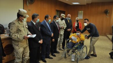 Photo of تسليم شهادات التجنيد لـ 45 طالبا من ذوي الاحتياجات الخاصة بجامعة كفرالشيخ