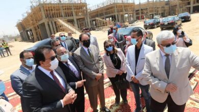 Photo of جولة تفقدية لوزير التعليم العالي ورئيس جامعة حلوان لمتابعة أعمال إنشاءات الجامعة الأهلية الحديثة