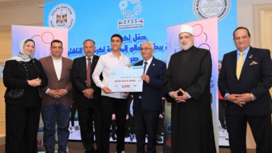 Photo of “التعليم” تكرم الطلاب الفائزين فى بطولة كأس العالم لكرة اليد بصربيا2021