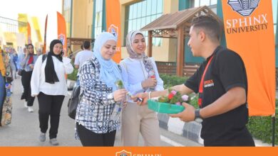 Photo of جامعة سفنكس تستقبل ابنائها بالورود