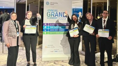 Photo of فوز الالمانية بالقاهرة بالمركز الثالث و الميدالية البرونزية في مسابقة تحدى البحوث لعام 2023