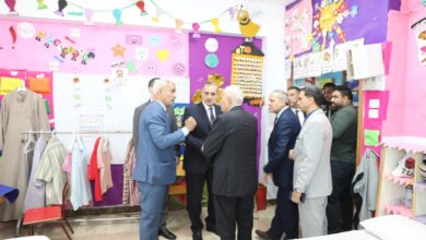 Photo of وزير التربية والتعليم ومحافظ كفر الشيخ يتفقدان استراحات المعلمين المشاركين بامتحانات الثانوية العامة بمدرسة الوحدة العربية الابتدائية