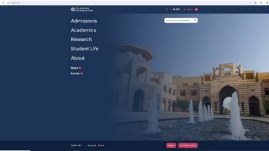 Photo of فوز الموقع الإلكتروني للجامعة الأمريكية بالقاهرة بجائزة الاستحقاق للتميز في التسويق الرقمي في قطاع التعليم