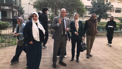 Photo of رئيس جامعة حلوان يجرى جولة تفقدية لكليات التربية الفنية والتربية الموسيقية والفنون الجميلة لمتابعة سير الامتحانات