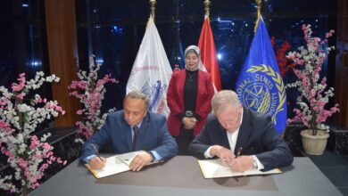 Photo of توقيع بروتوكول تعاون بين المعهد القومي لعلوم البحار والمصايد والسلطة الدولية لقاع البحار التابعة للأمم المتحدة