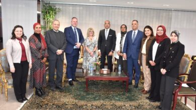 Photo of رئيس جامعة عين شمس يستقبل رئيس قطاع التعاون الدولي لجامعة إيست لندن