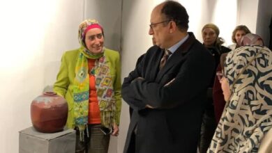 Photo of *افتتاح المعرض الاستعادي لأعمال الراحل الدكتور جمال عبود رائد فن الخزف