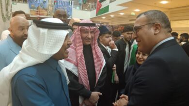 Photo of المستشار الثقافي والتعليمي المصري أحمد سعيد فهيم منصور يفتتح الجناح المصري ويلتقي بقيادات جامعة الفيصل بالرياض خلال فعاليات اليوم الثقافي وملتقي الطلاب الدوليين بالجامعة