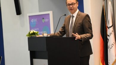 Photo of الدكتور أشرف منصور رئيس أمناء الجامعه الالمانيه يفتتح مؤتمر “المرأة في العلوم التجريبية والقيادة و الاستدامة “