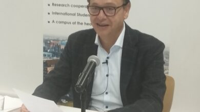 Photo of الدكتور أشرف منصور رئيس أمناء الالمانيه فى مؤتمر صحفى :الجامعه تمثل ٦٠%من الشهادات الالمانيه خارج الحدود ودورنا تصدير خريج بمواصفات عالميه