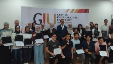 Photo of للعام السابع على التوالى ..الجامعتان الألمانية بالقاهرة والألمانية الدولية تواصلان تقديم المنح الدراسية الكاملة لأوائل الثانوية العامة 2025/2026