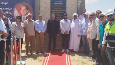 Photo of رئيس جامعة بنها يضع حجر الأساس للمعسكر الدائم لطلاب الجامعة بمطروح