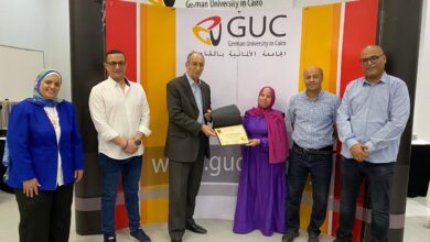 Photo of المكتبة المركزية بالألمانية بالقاهرة تختتم برنامجها التدريبي السنوي لطلاب الجامعات الحكومية