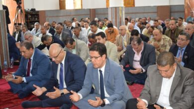 Photo of محافظ القليوبية ورئيس جامعة بنها ومدير الأمن يفتتحون مسجد الحبيب المصطفى بالحرم الجامعي بكفر سعد