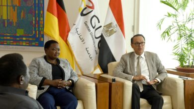 Photo of ” منصور ” و”حجازى “يستقبلان رئيسة وزراء أوغندا لزيارة الجامعة الألمانية في القاهرة وبحث آفاق التعاون الأكاديمي