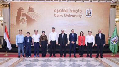 Photo of رئيس جامعة القاهرة يستقبل رئيس جامعة نانجينغ للتربية الخاصة بالصين لبحث أوجه التعاون المشترك
