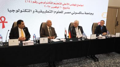 Photo of وزير التعليم العالي يترأس اجتماع المجلس الأعلى للتعليم التكنولوجي بجامعة ساكسوني مصر