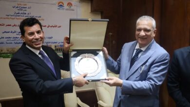 Photo of جامعة 6 أكتوبر تستضيف الدكتور أشرف صبحي وزير الشباب والرياضة في ندوة حول دور الشباب في حماية الأمن القومي المصري بحضور الدكتور أحمد زكى بدر