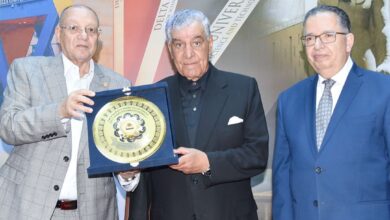 Photo of الدكتور محمد ربيع رئيس أمناء جامعة الدلتا يشهد ندوة اسرار الفراعنه بحضور عالم المصريات” زاهى حواس “