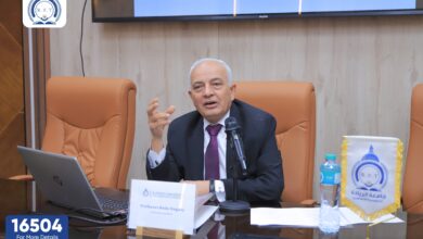 Photo of جامعة الريادة تواصل تنمية قدرات اعضاء هيئة التدريس الدكتوررضا حجازي يطالب الاساتذة استخدام التعلم النشط وترك التعليم التقليدي