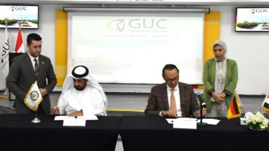 Photo of توقيع مذكرة تعاون بين الجامعة الألمانية بالقاهرة والبرلمان العربى