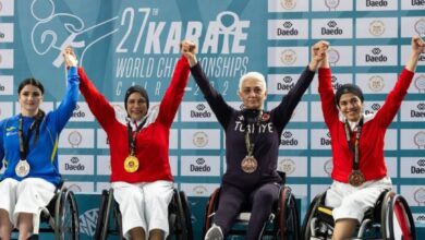 Photo of إنجاز عالمى لجامعة عين شمس .. موظفة بكلية التربية تحصد أول ذهبية عالمية لمصر والعرب في الكاراتيه الحركي