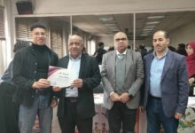Photo of تكريم طلاب المعهد الزراعي الفائزين في انشطة وزارة التعليم العالي
