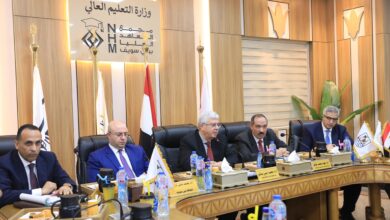 Photo of وزير التعليم العالي فى اجتماع المجلس الأعلى للمعاهد العالية الخاصة بمجمع المعاهد العليا ببني سويف • أهمية التطوير المستمر للمعاهد لمواكبة المتغيرات العالمية • إدخال التخصصات البينية الحديثة ورفع جودة الخريجين على رأس أولويات الوزارة • استكمال الاستعدادات الأكاديمية والإدارية لامتحانات الفصل الدراسي الأول
