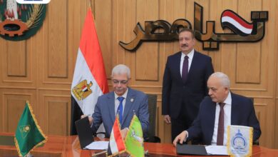 Photo of محافظ المنوفية يشهد توقيع بروتوكول تعاون بين جامعتي الريادة والمنوفية