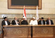 Photo of الدكتور محمد ربيع فى لقاء وزير الأوقاف مع خيرة الأساتذة والأئمة بالمعاهد والجامعات الإسلامية بإندونيسيا:مصر دولة رائدة فى شتى مجالات المعرفه 