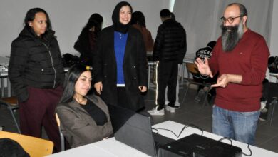 Photo of معرض للرسوم المتحركة التفاعلية يعكس إبداع طلاب كلية العلوم التطبيقية والفنون بالجامعة الألمانية بالقاهرة