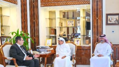 Photo of حاكم عجمان يستقبل رئيس جامعة القاهرة لبحث تعزيز التعاون العلمي والأكاديمي