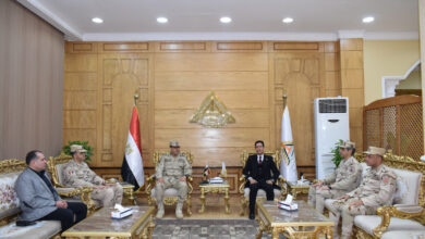 Photo of رئيس جامعة بنها يستقبل المستشار العسكري الجديد لمحافظة القليوبية