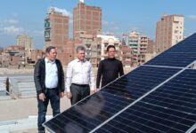 Photo of رئيس جامعة بنها يتفقد تنفيذ محطة للطاقة الشمسية الكهروضوئية بمبنى إدارة الجامعة