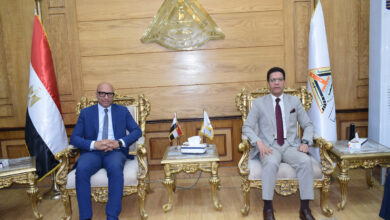 Photo of رئيس جامعة بنها يستقبل مدير قطاع التعليم بشركة ميكروسوفت بشمال افريقيا
