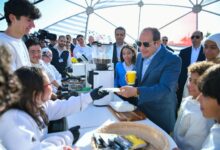 Photo of وفد طلابى من جامعة القاهرة في احتفالية “عيد سعيد” بالعاصمة الجديدة بحضور فخامة الرئيس عبد الفتاح السيسي