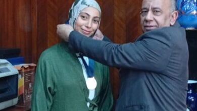 Photo of طالبة المعهد الزراعي تحصد المركز الثاني في بطولة الكاراتية بدورى الجامعات والمعاهد
