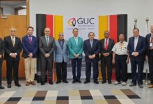 Photo of الدكتور أشرف منصور يشهد ختام أعمال المؤتمر الدولي العشرين لاتحاد الكيميائيين العرب