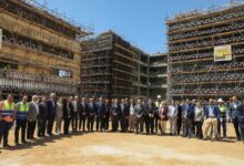 Photo of وزير التعليم العالي يتفقد أعمال الحرم الجديد للجامعة الأهلية الفرنسية بمدينة الشروق