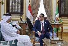 Photo of رئيس جامعة القاهرة يبحث مع سفير الإمارات ترتيبات إقامة فرع الجامعه بإمارة عجمان
