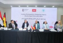 Photo of وفد برلماني ألماني رفيع المستوى في ضيافة جامعة ساكسوني مصر لتعزيز شراكات التعليم التكنولوجي