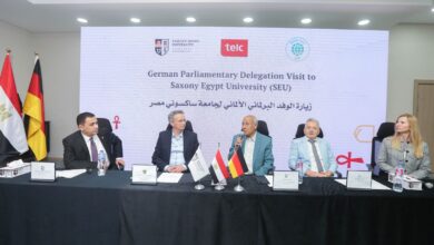 Photo of وفد برلماني ألماني رفيع المستوى في ضيافة جامعة ساكسوني مصر لتعزيز شراكات التعليم التكنولوجي