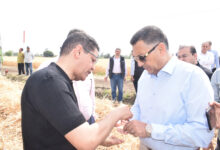 Photo of محافظ القليوبية ورئيس جامعة بنها يفتتحان موسم حصاد القمح بكلية الزراعة بمشتهر