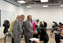 Photo of رئيس جامعة بنها الأهلية ونائبه للشؤون الأكاديمية يتفقدان سير امتحانات نهاية العام الدراسي