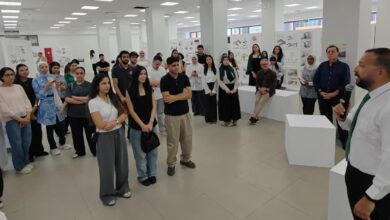 Photo of مشروعات طلابية بالجامعة الألمانية توظف البيانات الرقمية في فهم البيئة المعمارية