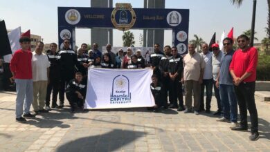 Photo of انطلاق بعثة جامعة العاصمه للمشاركه فى اسبوع شباب الجامعات الرابع عشر بجامعة المنيا